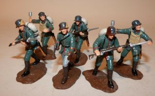 Trophy of Wales,  WW1 German Attack on the Western Front,  6 Figures GW18 3