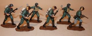 Trophy of Wales,  WW1 German Attack on the Western Front,  6 Figures GW18 8