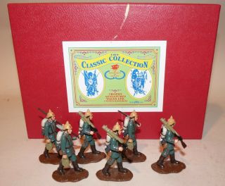 Trophy Of Wales,  Ww1 German Musketeen Squad,  6 Figures