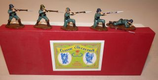 Trophy Of Wales,  Ww1 German Stormtroopers Attacking 5 Figures