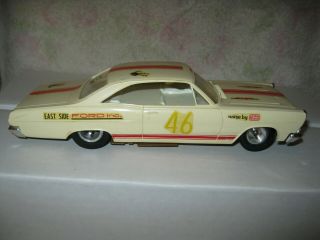 Vintage Amt 1966 Mercury Cyclone 1/25 Scale Slot Car With Chassis