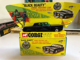 Ultra Rare 1966 Corgitoy Green Hornet Black Beauty Crime Fighting Car