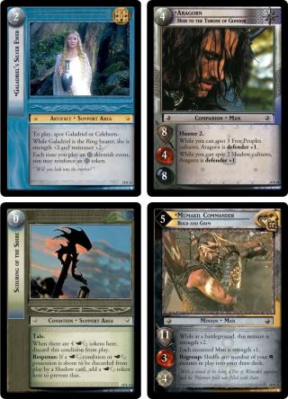 Lotr Lord Of The Rings Tcg : Treachery & Deceit Complete 140 - Card Set