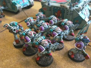 One - of - a - Kind Warhammer 40K Sons of Erin Space Marines Mega - Army Now includes. 10