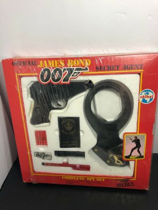 Vintage Coibel Official James Bond 007 Secret Agent Complete Spy Set