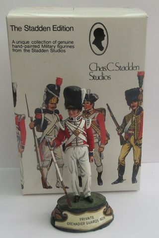 Chas.  Stadden Studio Painted Private Grenadier Guards 1829