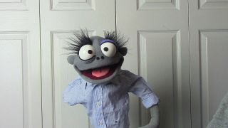 Professional " Zombie " Muppet - Style Ventriloquist Puppet