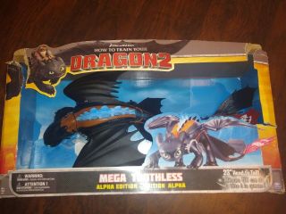23 " Mega Toothless Alpha Edition Dreamworks How To Train Your Dragon 2