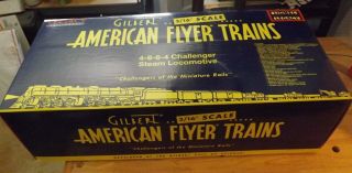 American Flyer 6 - 48082 S Scale Union Pacific 4 - 6 - 6 - 4 Challenger 3985 Pristine