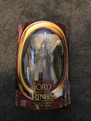 Nib Lotr The Two Towers Prologue Elven Warrior Figure Box In Shape