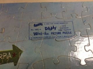 Fairchild Weird - ohs Daddy Picture Puzzle 1963 Killer Graphics 4