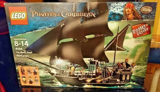 Lego 4184 The Black Pearl Pirates Of The Caribbean Set & Retired