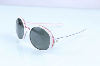 Vintage White Red & Blue Sunglasses Circa 1970