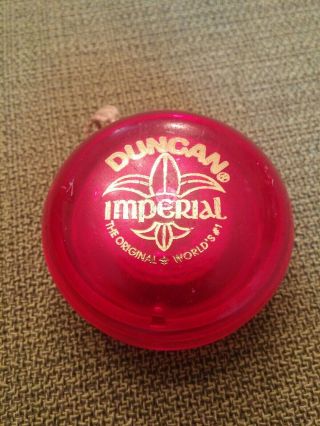 Vintage Duncan Imperial Red Yoyo