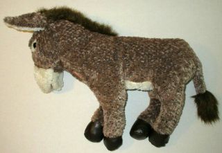 Folkmanis Donkey Full Body Hand Puppet Plush Stuffed Animal Toy Realistic