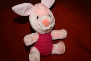 Walt Disney Winnie The Pooh Piglet Vintage 1989 Plush Stuffed Animal From Sears