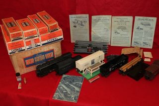 Lionel 671 Prr Steam Turbine 2671w Postwar 1949 Train Set 2141ws Box