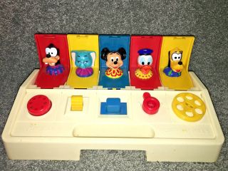Disney Poppin Pals Pop Up Child Guidance Baby Toy Playskool Vintage Mickey Mouse