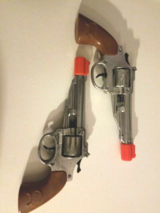 2006 Imperial Toy - Legends Of The Wild West Plastic Toy Cap Gun S W/ Orange Tip