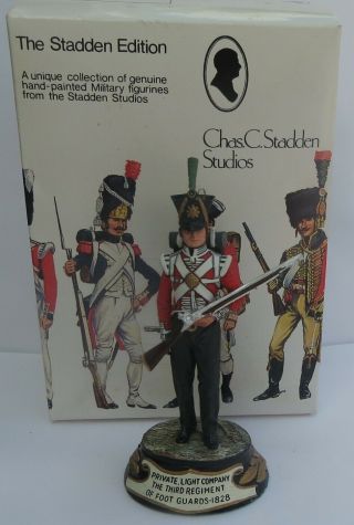 Chas.  Stadden Studio Painted Private Light Co.  3rd Regt Foot Guards 1828
