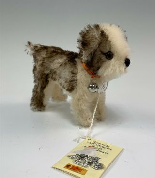 Historic Steiff Miniature Puppy Dog,  " Molly " Toy Plush