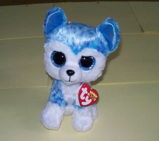 Skylar The Husky Dog - Ty 6 " Beanie Boos - Tags Justice Exclusive