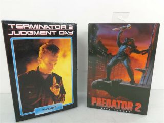 Neca Movie Action Figure Terminator 2 Judgement Day T - 1000 Predator 2