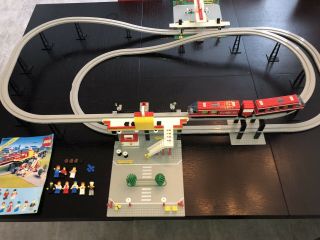 Lego 6399 Airport Shuttle Monorail Complete 1990 Town Train Instructions