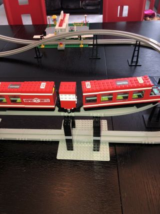 Lego 6399 Airport Shuttle Monorail COMPLETE 1990 town train Instructions 4