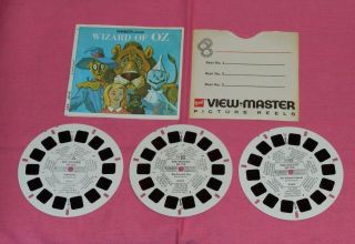 Vintage The Wizard Of Oz View - Master Reels (3 - Reel Set With Booklet Only)