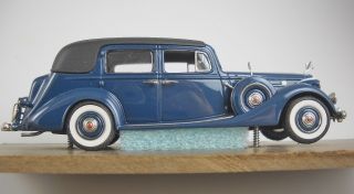 Motor City Usa 1937 Packard Formal Sedan Blue Mc78 Box And Packing