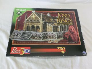 Wrebbit Puzz3d The Lord Of The Rings The Two Towers Golden Hall Edoras 3d Puzzle
