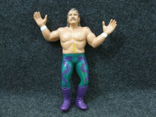 1987 Titan Sports WWF WWE Jake The Snake Roberts & Damien Wrestling Figure LJN 2