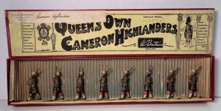 Britains Pre War Set 114 Queen’s Own Cameron Highlanders W/ Box
