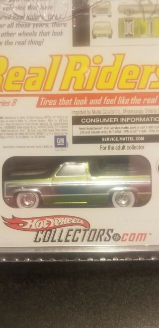 Hot Wheels HOLY GRAIL RLC ' 83 Chevy Silverado Series 8,  LOW Number 180 of 3000 3