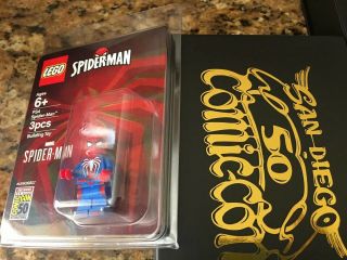 SDCC 2019 LEGO MINIFIG SET: Spider - Man,  Barb And Batman.  All ready to be Shipped 3