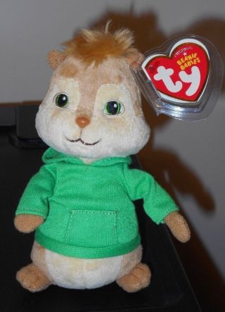 Ty Beanie Baby Theodore (6.  5 Inch) (chipmunk From Alvin And The Chipmunks) Mwmt