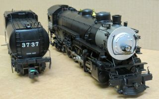 3rd Rail Brass 3737 SP F Series 2 - 10 - 2 Steam Engine w/TMCC/RS O - Gauge 6