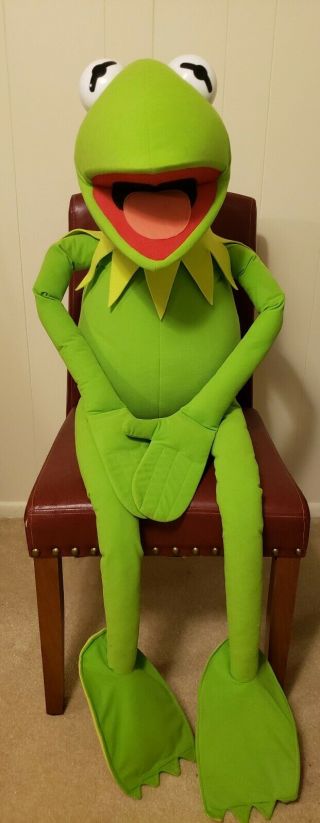 Kermit The Frog 48 " Tall Giant Plush Muppets Disney 4ft