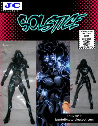 Solstice,  Dc Universe/ Marvel Custom Figure Teen Titans