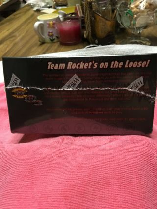 Pokemon 1st Edition Team Rocket Booster Box 3