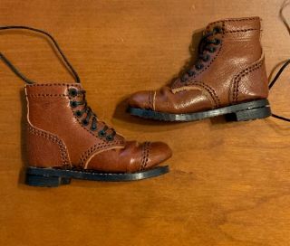 Newline Miniatures 1/6 Scale Real Leather Us Ww2 Service Boots