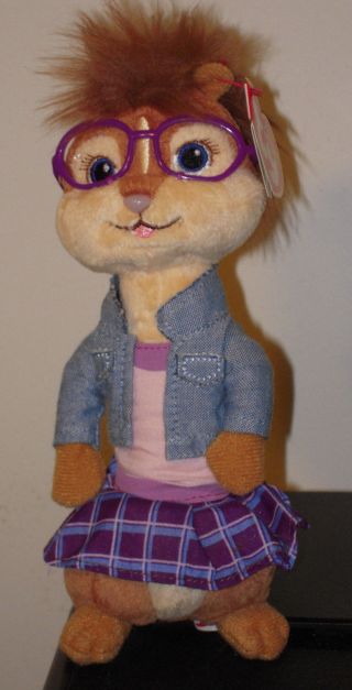 Ty Beanie Baby Jeanette 7 " (chipette From Alvin And The Chipmunks) Mwmt