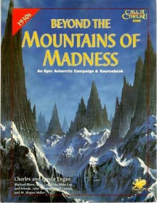 Chaosium Call Of Cthulhu Beyond The Mountains Of Madness Hc Nm