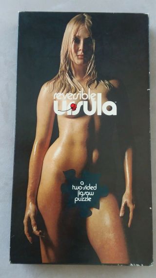 Reversible Ursula Andress Nude 2 - Sided Jigsaw Puzzle James Bond Playboy Complete