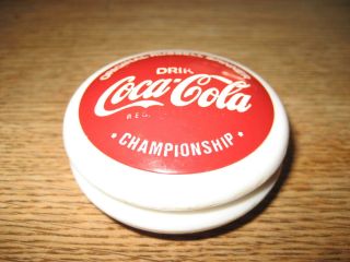 VINTAGE RUSSELL SPINNER COCA - COLA CHAMPIONSHIP YOYO - 1960´s. 2