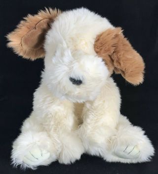 Ty Classic Patches Dog Beanie Baby Plush Stuffed Animal Brown Cream 17 " 1995