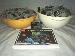 93 Complete Lego Star Wars Death Star Ii 10143,  3218/3449 Bricks,  Instructions