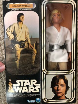 Vintage Star Wars 1979 Kenner Luke Skywalker 12 Inch Doll Misb Box