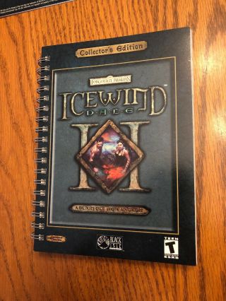 RARE Icewind Dale II 2 Collectors Edition Big Box PC Game 100 Complete & 2